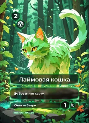 Лаймовая кошка