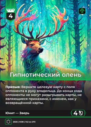 Гипнотический олень