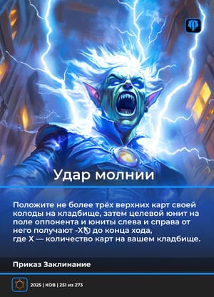 Удар молнии