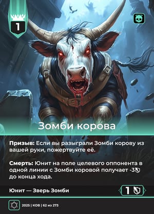 Зомби корова