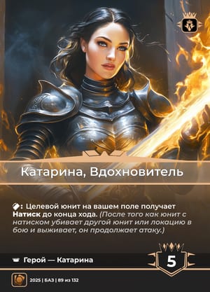 Катарина, Вдохновитель