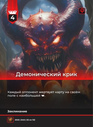 Демонический крик