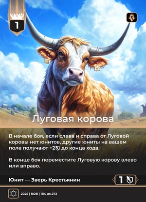 Луговая корова