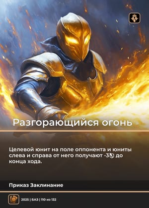 Разгорающийся огонь