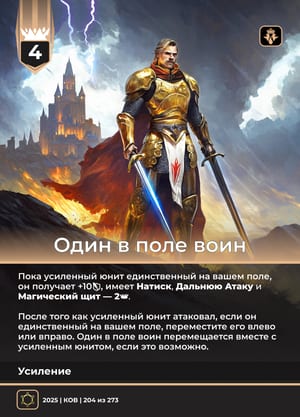 Один в поле воин
